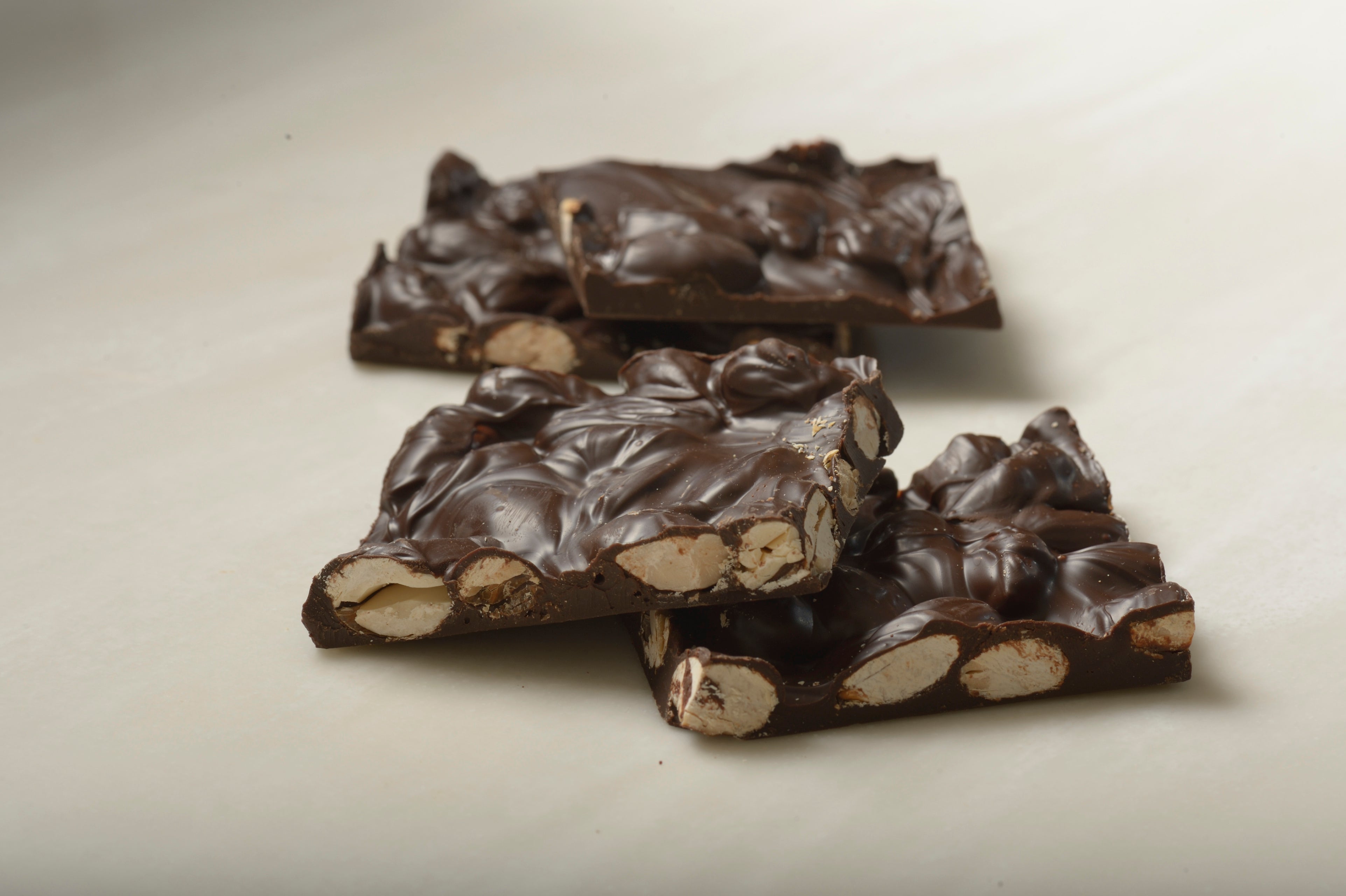 Gourmet Dark Chocolate Almond Bark | Mueller Chocolate Co.