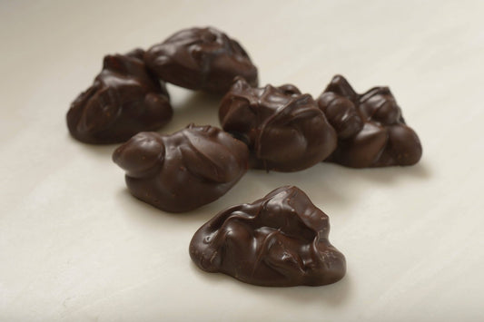 72% Dark Chocolate Almond Clusters - Handmade | Mueller Chocolate Co.