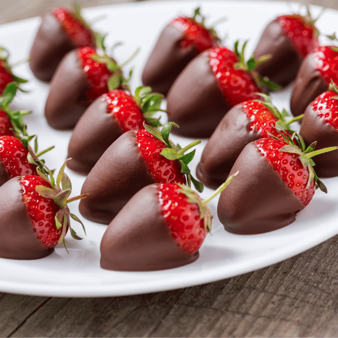 Milk Chocolate Covered Strawberries