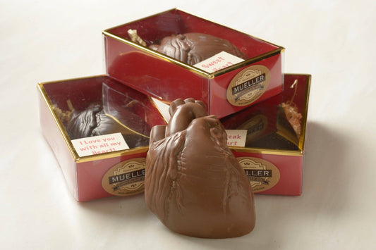 Anatomically Correct Chocolate Heart - Handmade Unique Gifts | Mueller Chocolate Co.