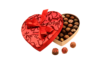 Assorted Chocolate Truffle Heart Box - Handmade Gift Box | Mueller Chocolate Co.