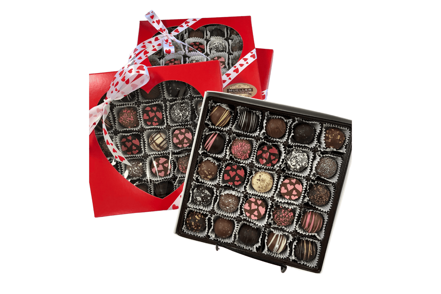 Assorted Truffle Valentine Window Box - Handmade Gift Box | Mueller Chocolate Co.