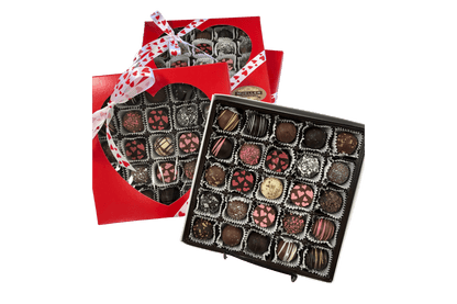 Assorted Truffle Valentine Window Box - Handmade Gift Box | Mueller Chocolate Co.