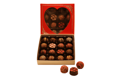 Assorted Truffle Valentine Window Box - Handmade Gift Box | Mueller Chocolate Co.