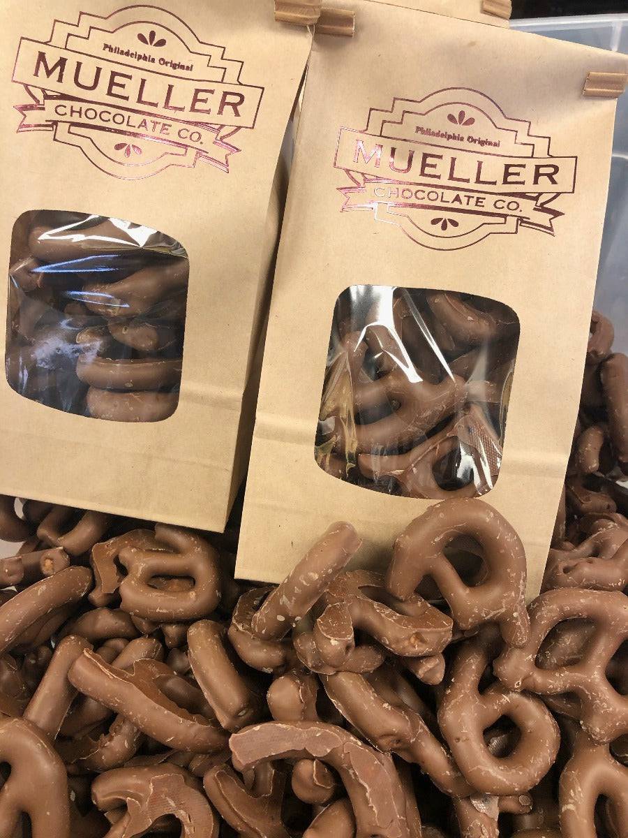 Broken Pretzel Pieces Bag - Handmade Chocolate | Mueller Chocolate Co.