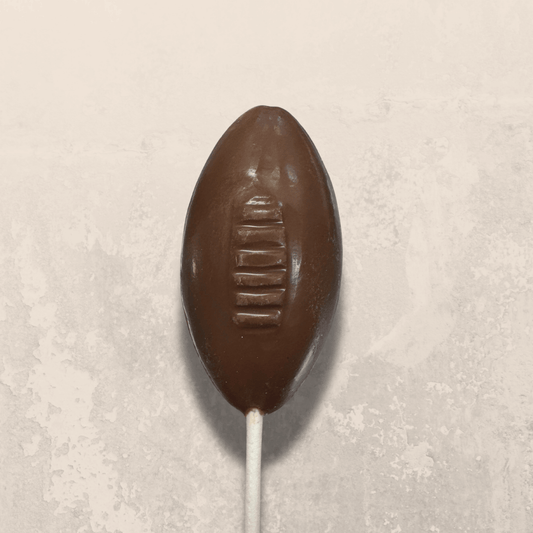 Chocolate Football Pop – Super Bowl Party Favor - Handmade | Mueller Chocolate Co.