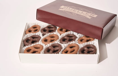 Chocolate Pretzel Party Box - Handmade Gift Box | Mueller Chocolate Co.