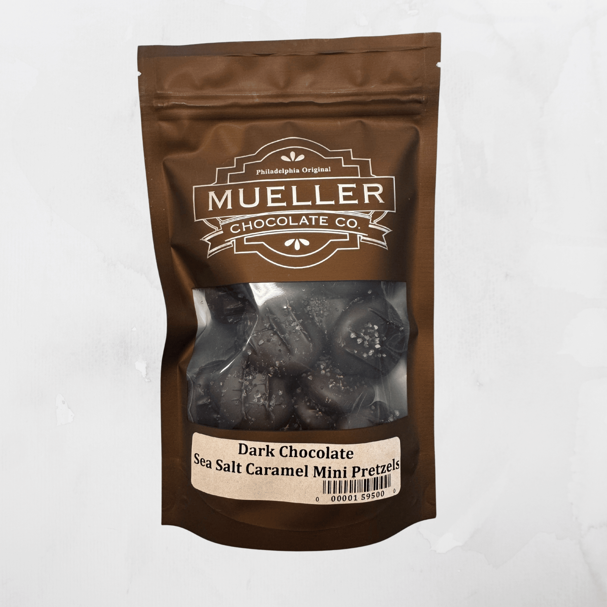 Dark Chocolate Sea Salt Caramel Pretzel Bags - Handmade | Mueller Chocolate Co.