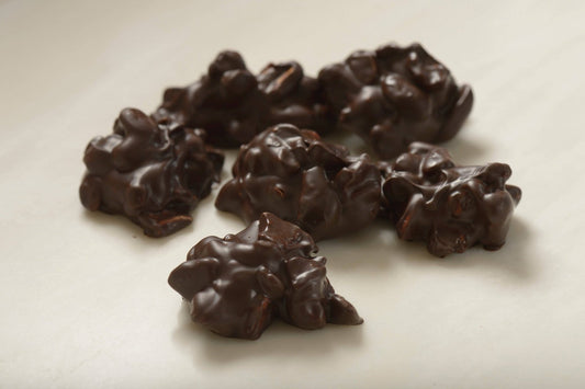 Gourmet Dark Chocolate Cashew Clusters - Handmade Chocolate | Mueller Chocolate Co.