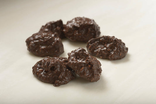 Gourmet Dark Chocolate Coconut Clusters - Handmade Chocolate | Mueller Chocolate Co.