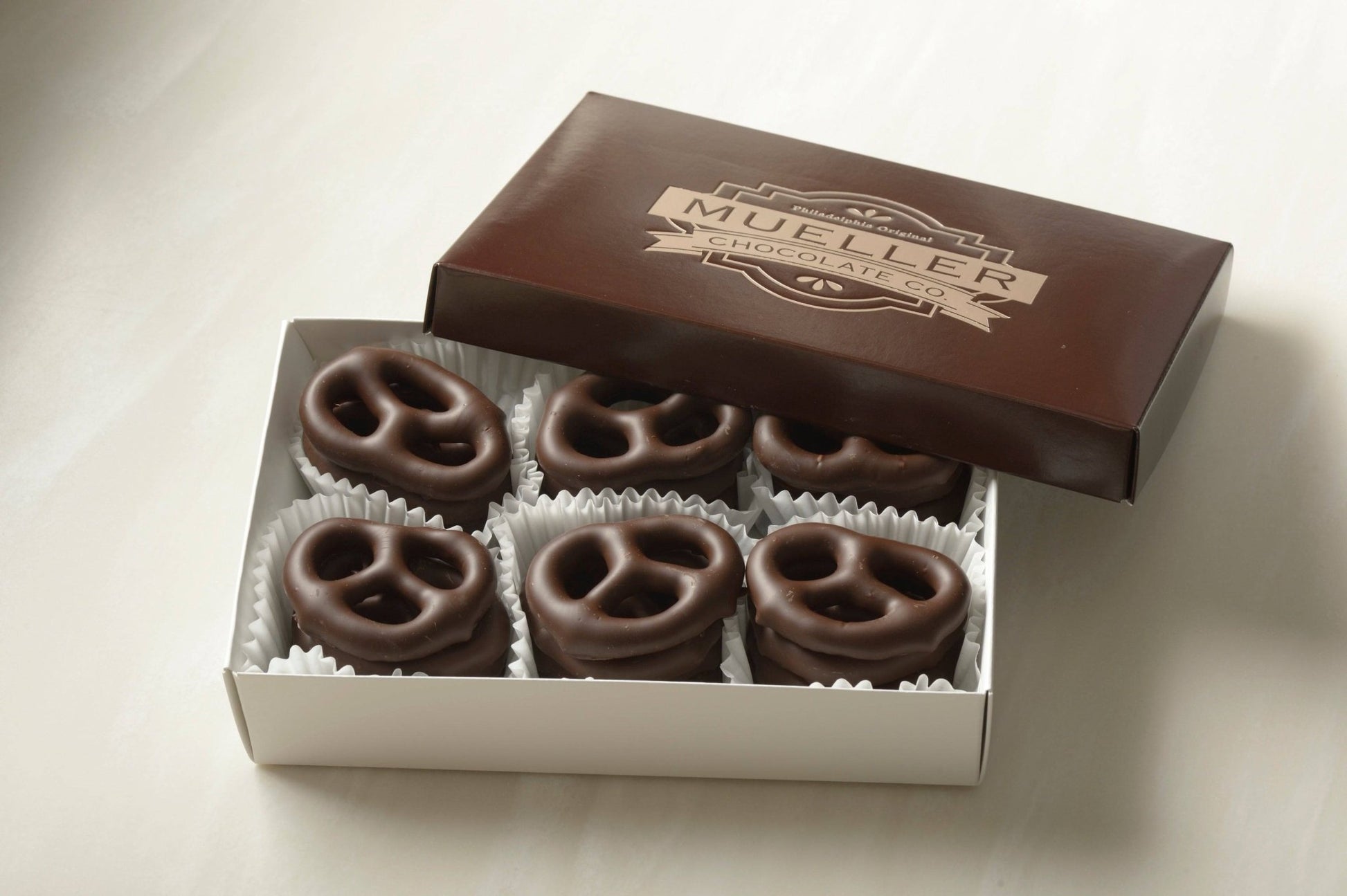 Gourmet Dark Chocolate Covered Pretzels - Handmade Chocolate | Mueller Chocolate Co.