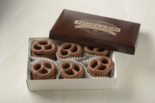 Gourmet Milk Chocolate Covered Pretzels - Handmade Chocolate | Mueller Chocolate Co.