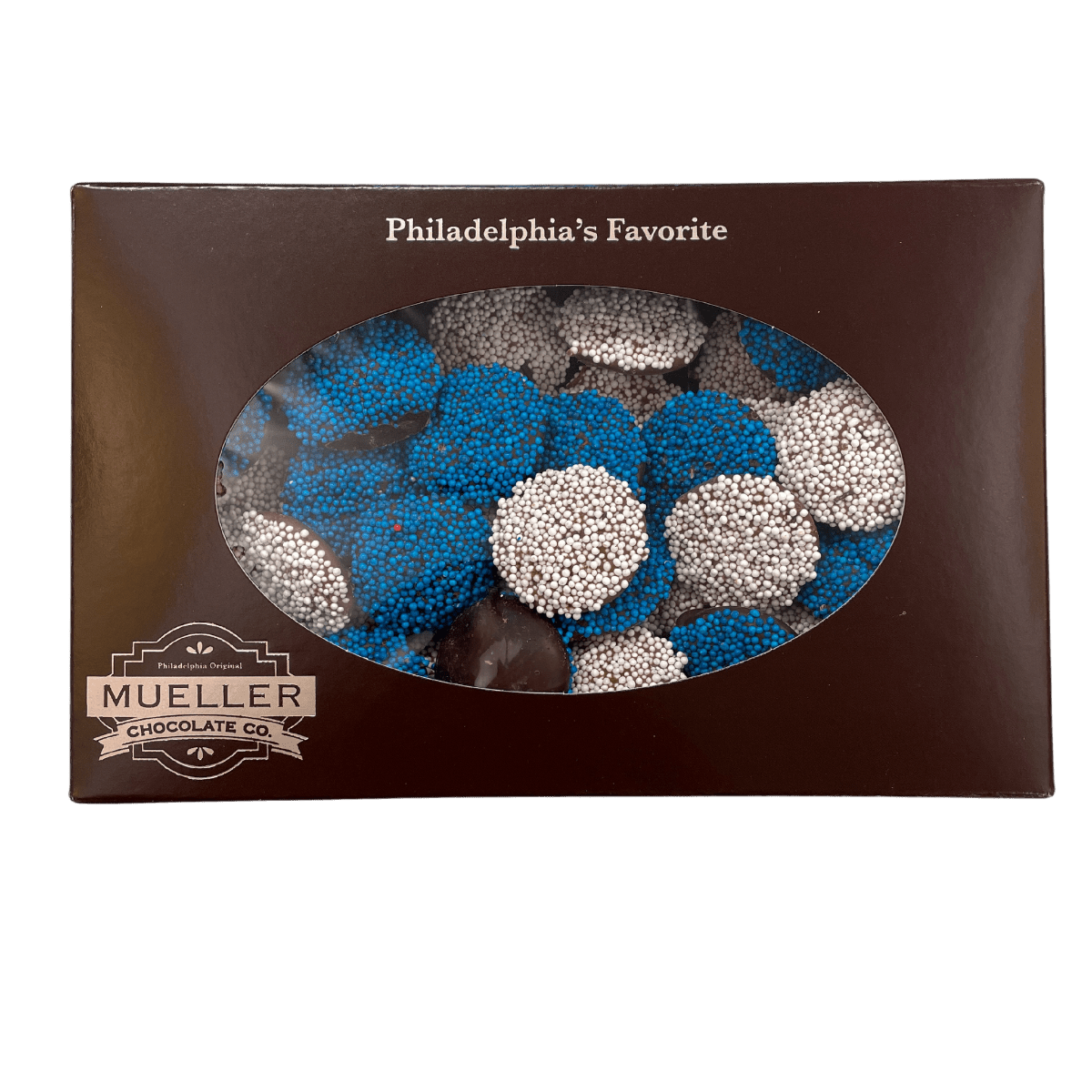 Hanukkah Milk & Dark Chocolate Nonpareils - Handmade Gift Box | Mueller Chocolate Co.