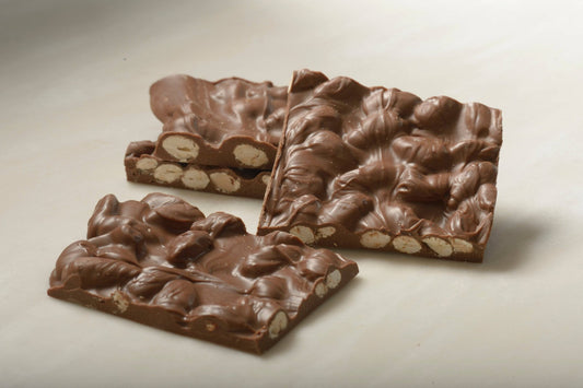 Milk Chocolate Almond Bark - Handmade Chocolate | Mueller Chocolate Co.