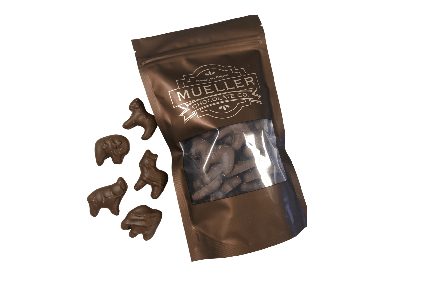 Milk Chocolate Animal Crackers - Handmade Chocolate | Mueller Chocolate Co.