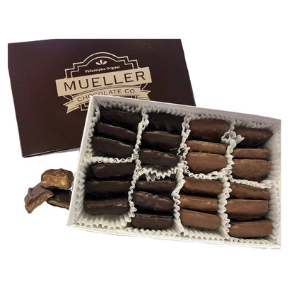 Milk Chocolate Covered English Toffee 24 Piece Box - Handmade Gift Box | Mueller Chocolate Co.