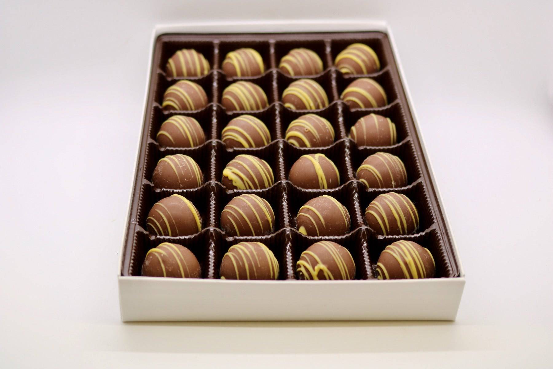 Milk Chocolate Hazelnut Truffles - Handmade Chocolate | Mueller Chocolate Co.