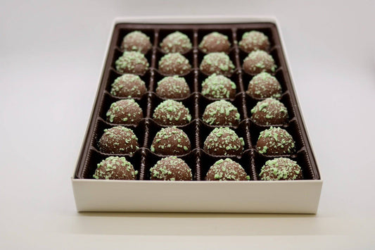 Milk Chocolate Mint Truffles - Handmade Chocolate | Mueller Chocolate Co.