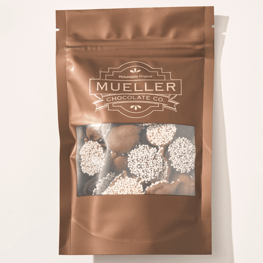 Milk Chocolate Nonpareil Gift Bags - Handmade | Mueller Chocolate Co.