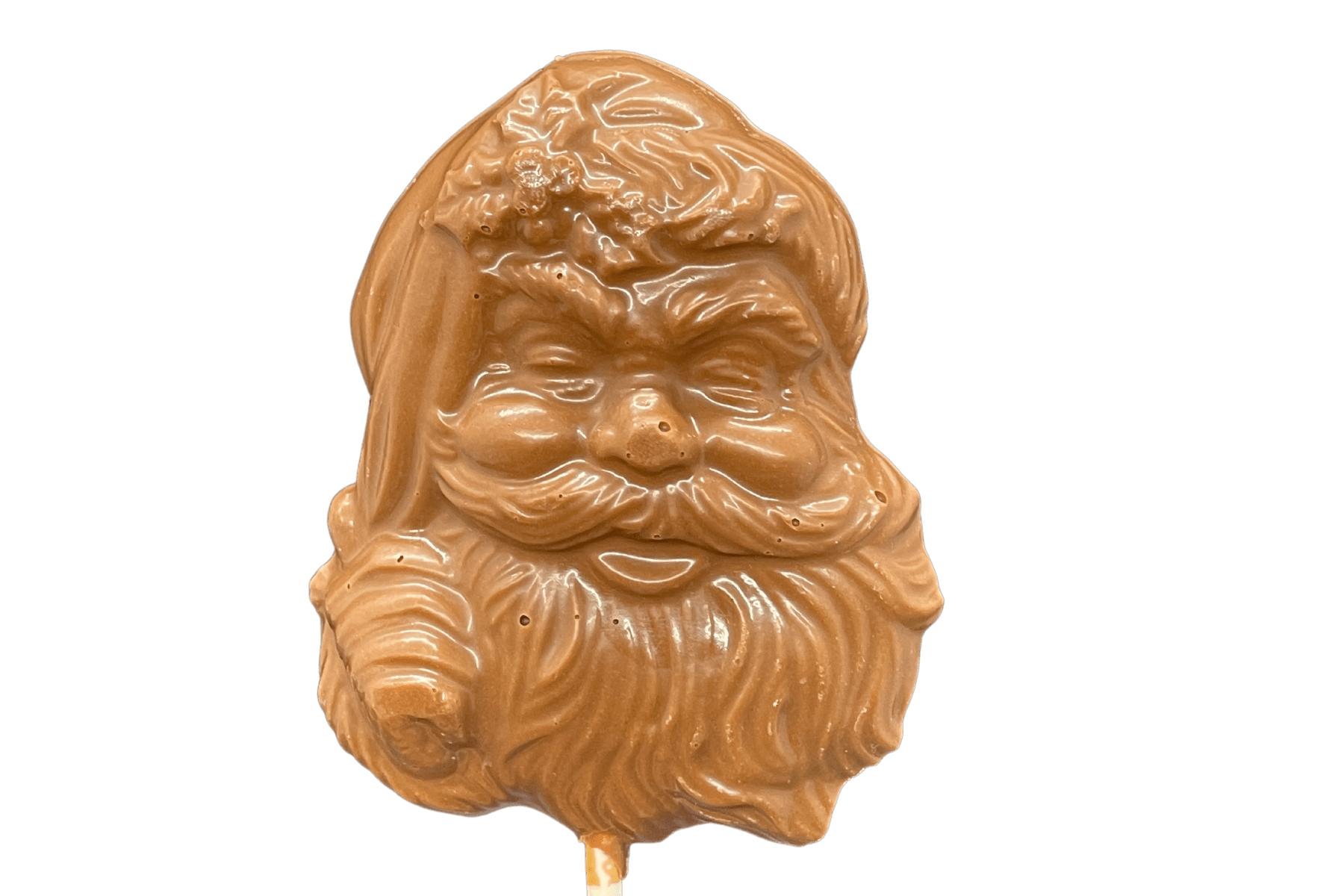 Milk Chocolate Santa Pop - Handmade Chocolate | Mueller Chocolate Co.