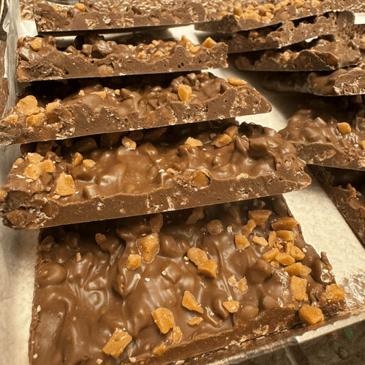 Milk Chocolate Toffee Bark - Handmade | Mueller Chocolate Co.