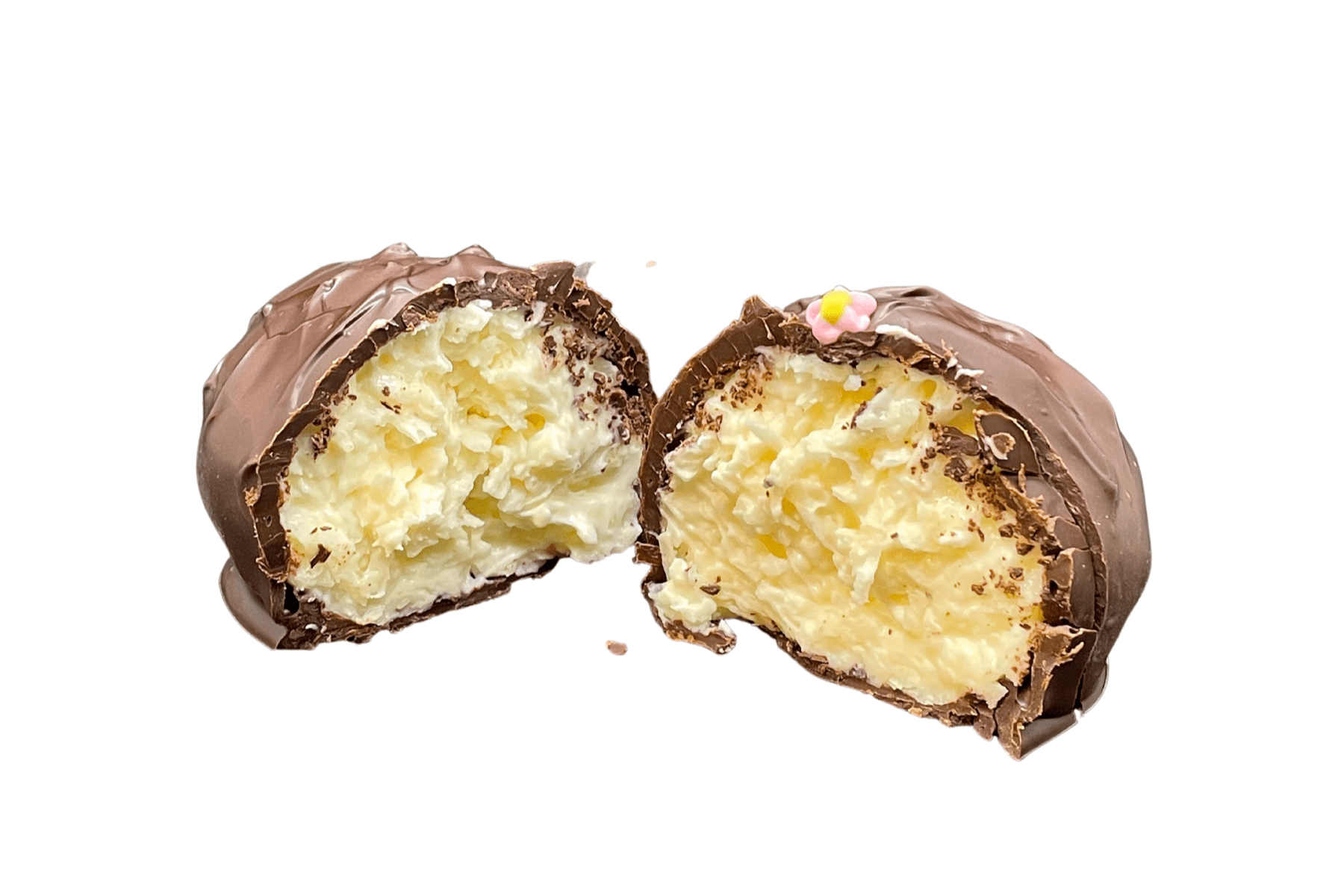 8 Oz Dark Chocolate Coconut Cream Easter Egg - Mueller Chocolate Co