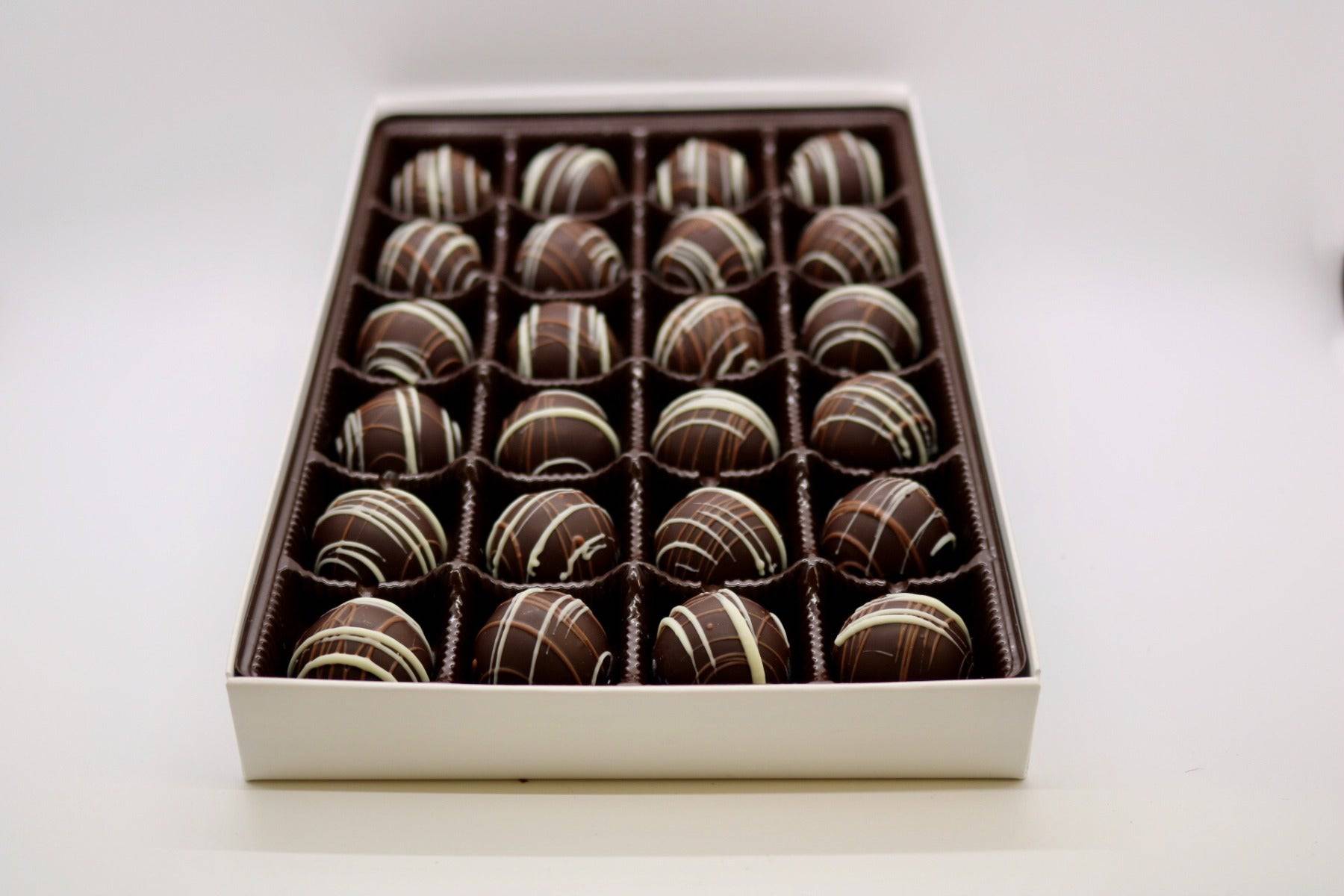 Dark Chocolate Caramel Truffles - Mueller Chocolate Co