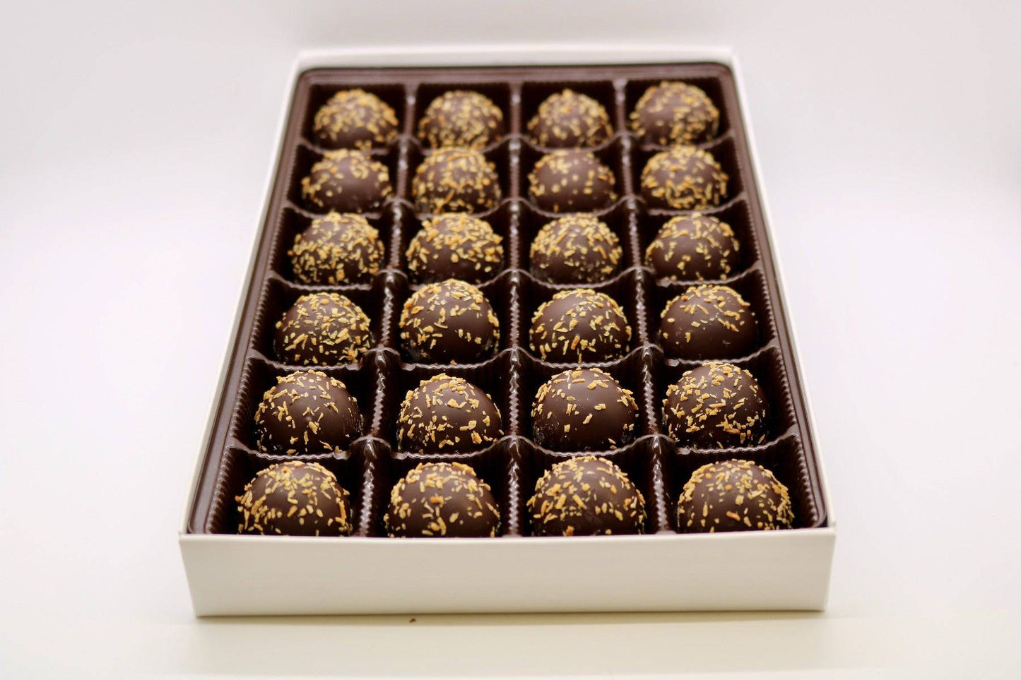 Dark Chocolate Coconut Truffles - Mueller Chocolate Co