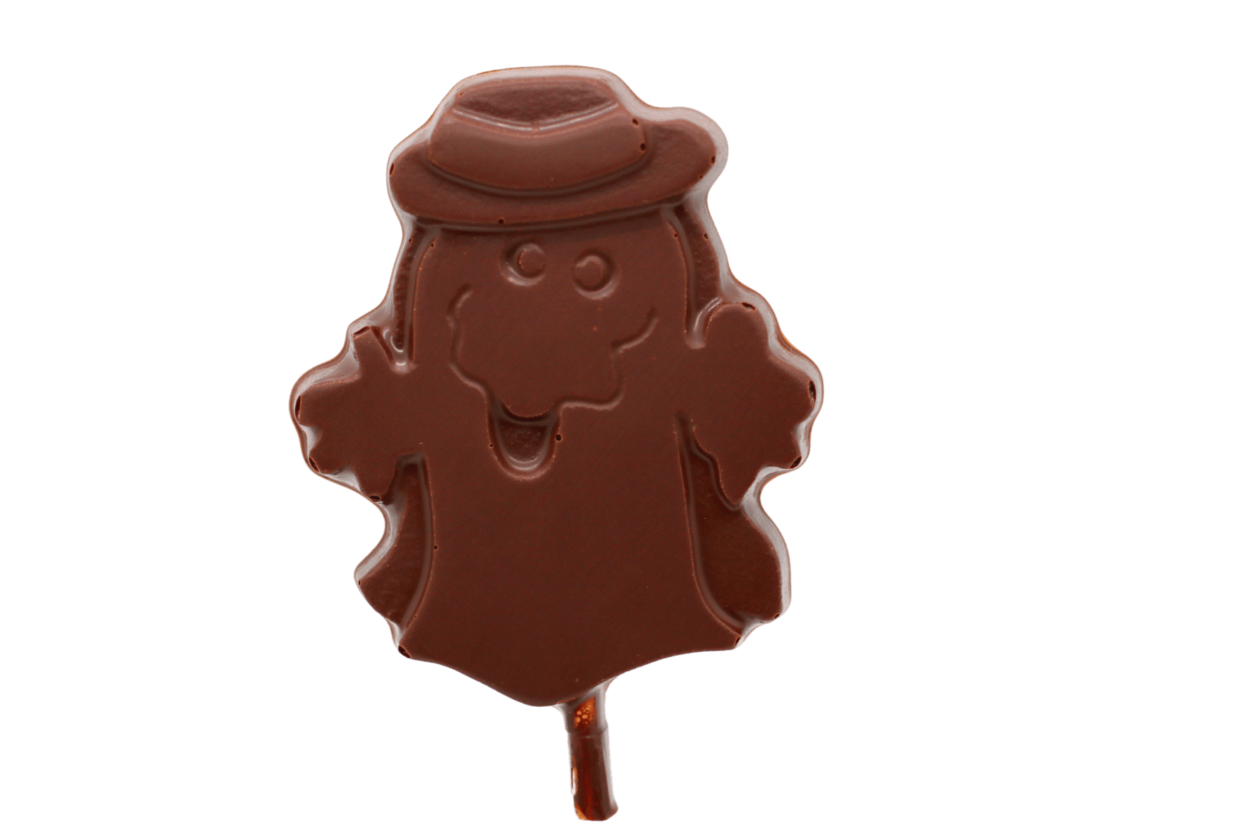 Dark Chocolate Silly Halloween Ghost - Pack of 6 - Mueller Chocolate Co