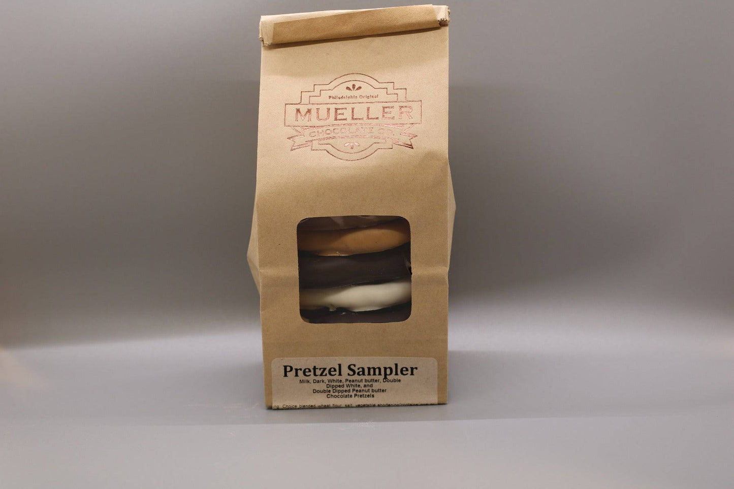 Gourmet Chocolate Covered Pretzel Sampler - Mueller Chocolate Co