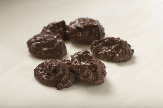 Gourmet Dark Chocolate Coconut Clusters - Mueller Chocolate Co