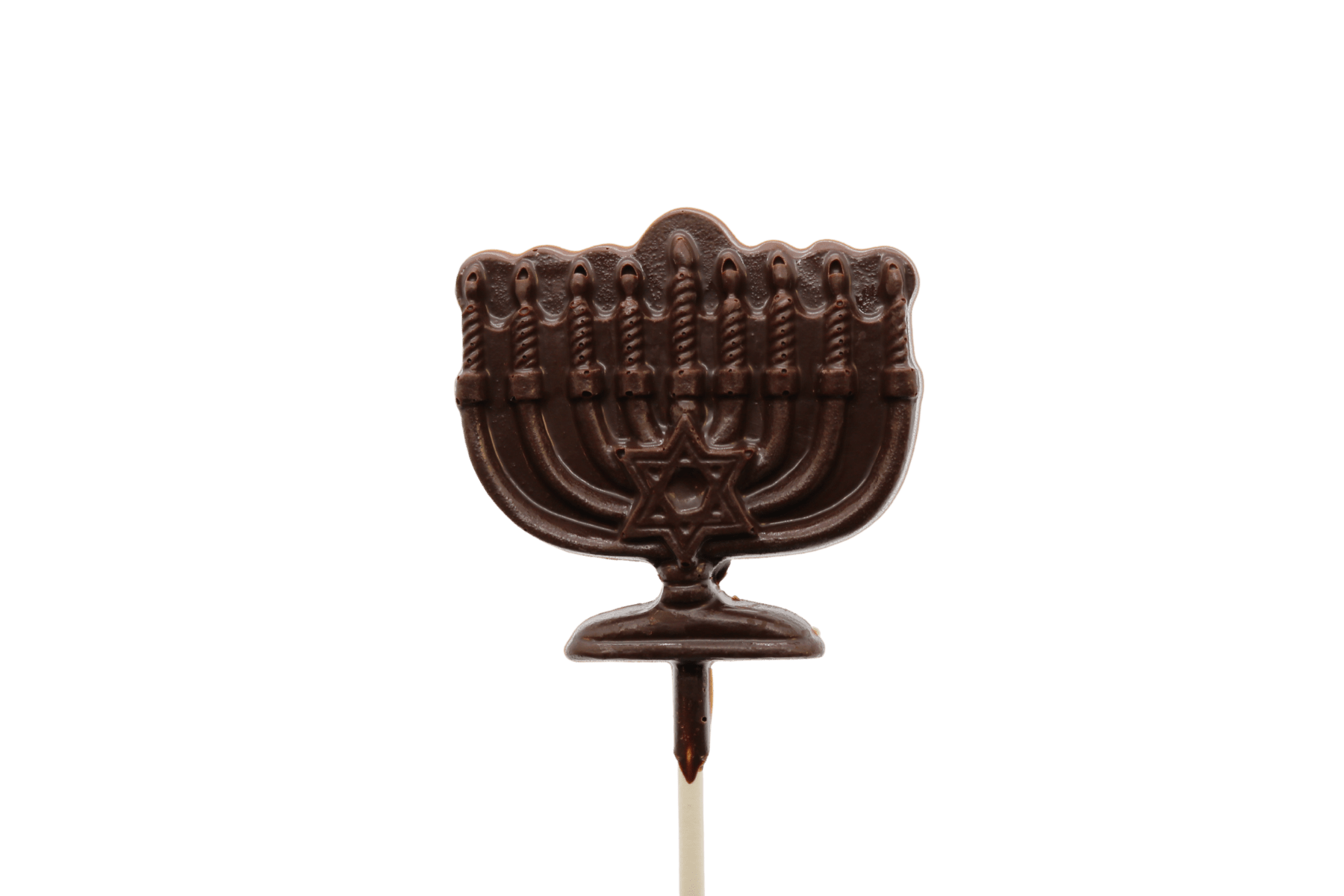 Hanukkah Menorah Chocolate Pop - Mueller Chocolate Co