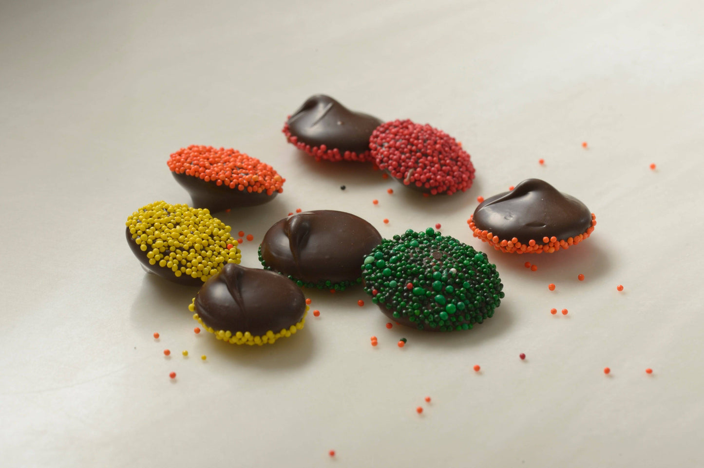 Seasonal Dark Chocolate Nonpareils - Mueller Chocolate Co