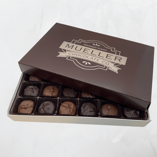 Milk and Dark Chocolate Peppermint Creams - Mueller Chocolate Co