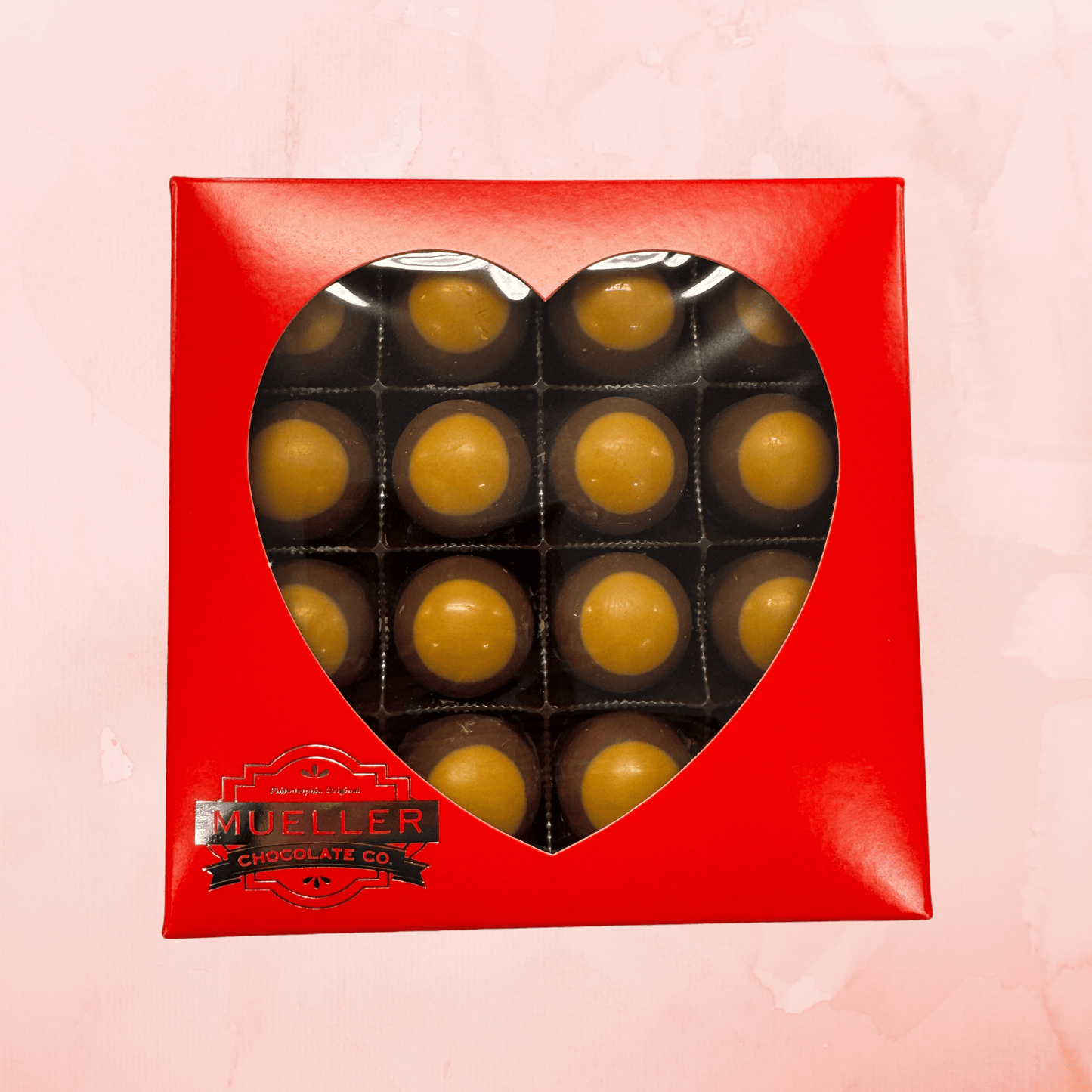 Peanut Butter Buckeyes Valentine’s Gift Box - Mueller Chocolate Co