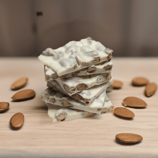 White Chocolate Almond Bark - Mueller Chocolate Co