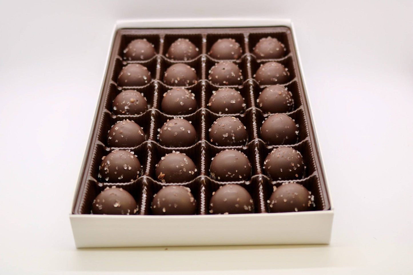 Dark Chocolate Sea Salt Caramel Truffle - Mueller Chocolate Co