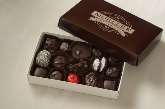 Small Assorted Dark Chocolates Gift Box - Mueller Chocolate Co