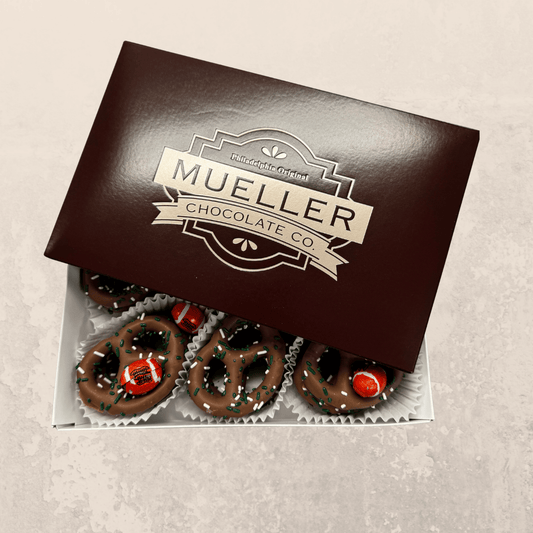 Philadelphia Eagles Chocolate Pretzel Box - Handmade | Mueller Chocolate Co.