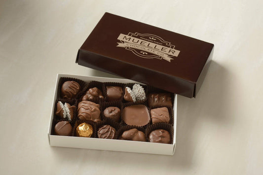 Small Assorted Milk Chocolates Gift Box - Handmade Gift Box | Mueller Chocolate Co.