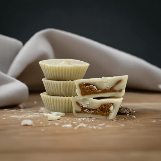 White Chocolate Peanut Butter Cups - Handmade Chocolate | Mueller Chocolate Co.